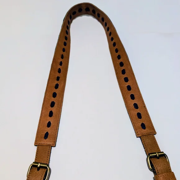 Anabaglish Teal Suede Leather Boho Purse - Picture 4 of 13